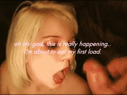 cum eating captions 19