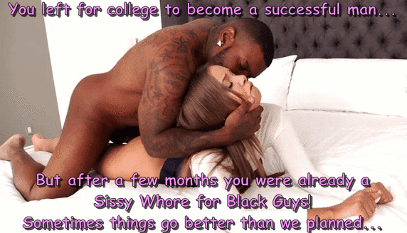Interracial Porn Captions & Gifs 27